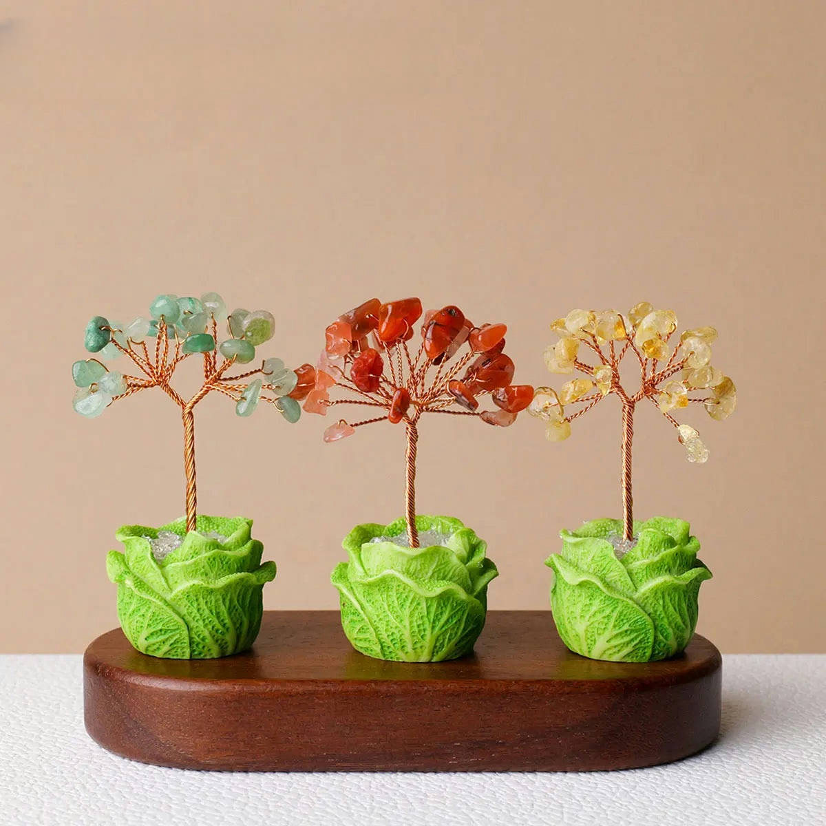 crystal gemstone tree for chakra healing