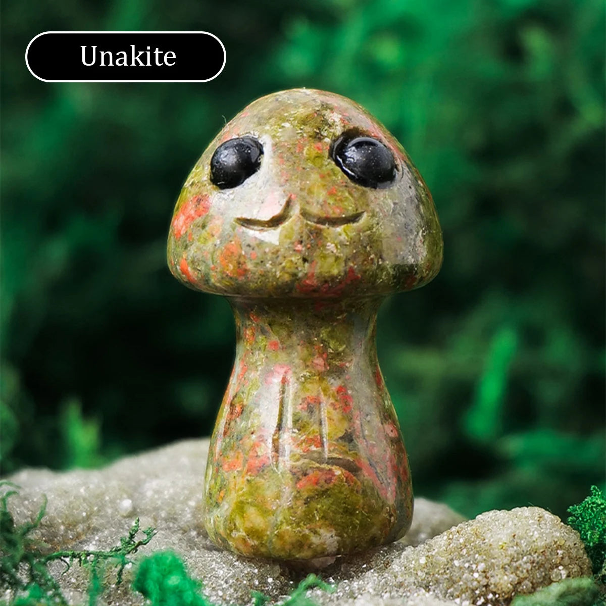 Crystal Mushroom Sculpture