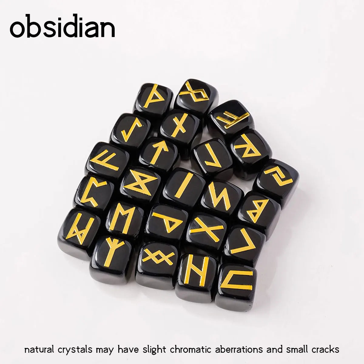Mystical crystal runes for meditation, energy healing, and fortune telling