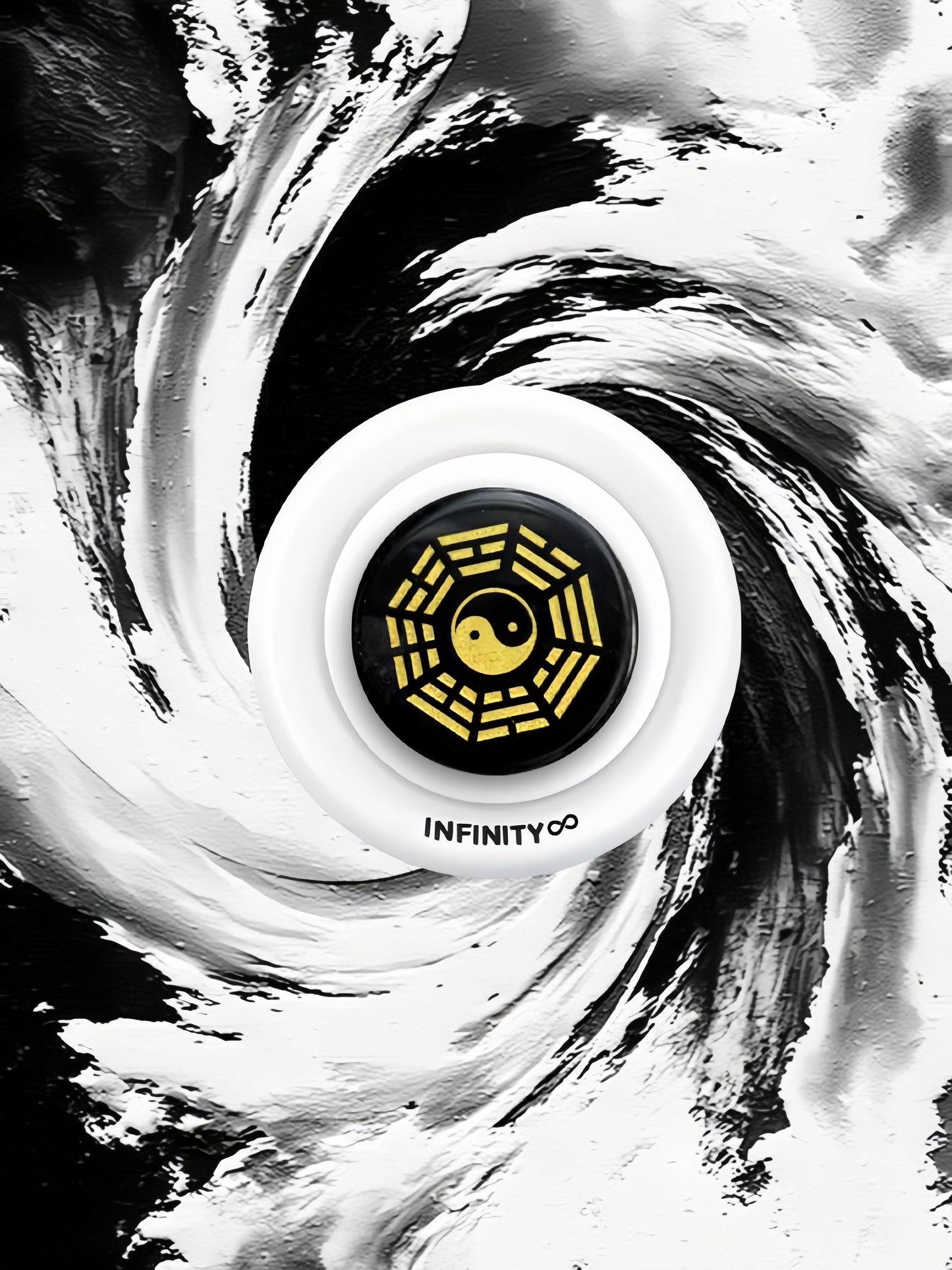 『Bagua』Obsidian Magnetic Phone Grip