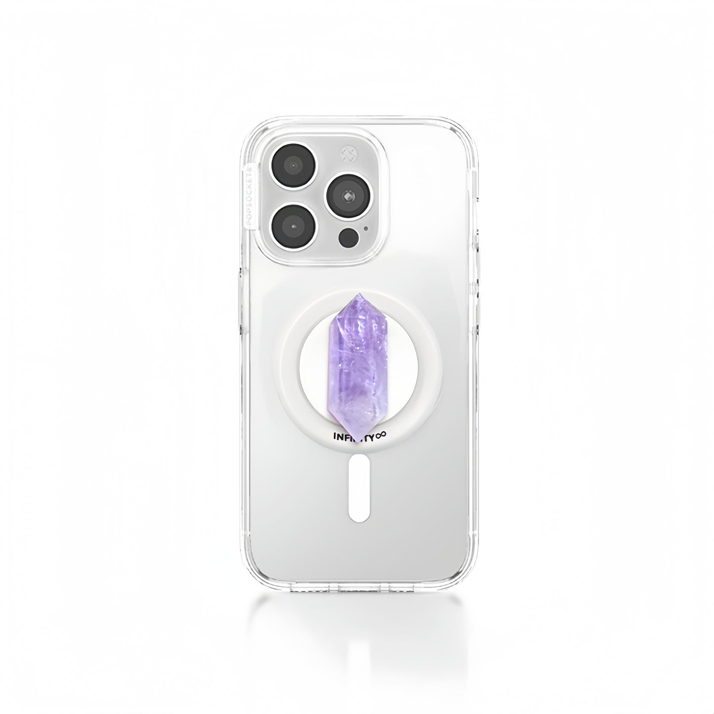 Amethyst Birthstone Magnetic Phone Holder - Perfect Gift for Crystal Lovers