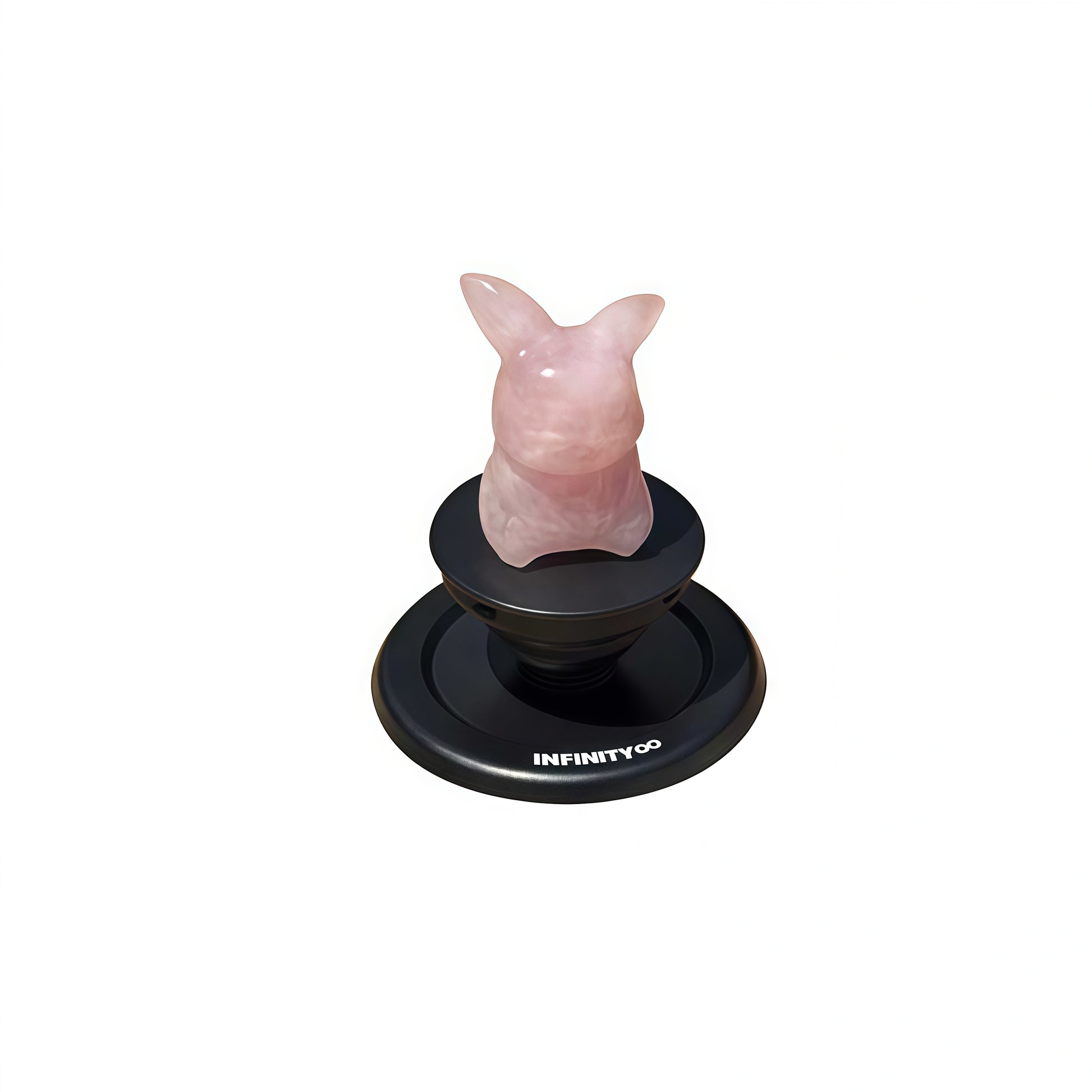 Pokémon-inspired rose quartz stand radiating attraction & harmony

