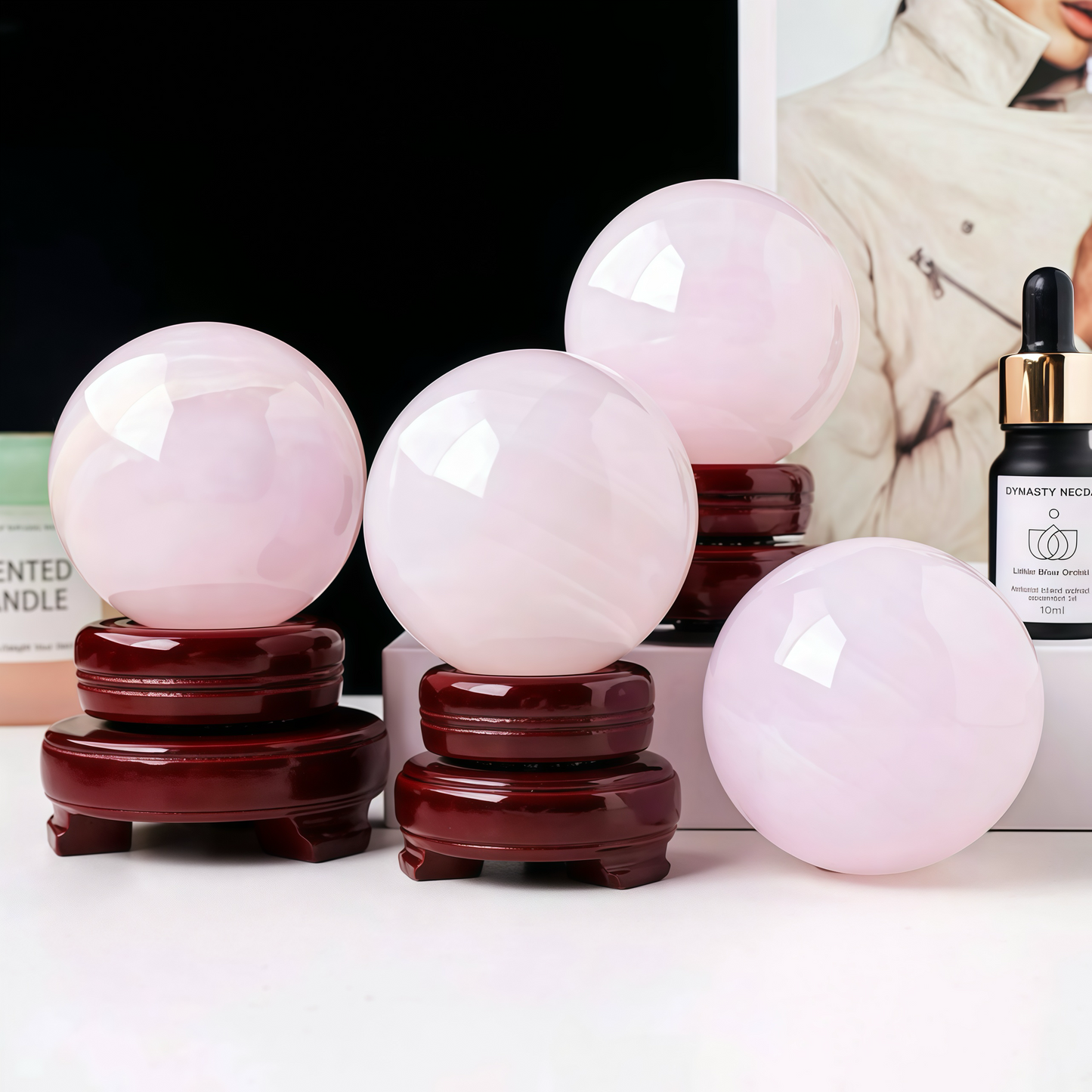 Rose Quartz Crystal Sphere