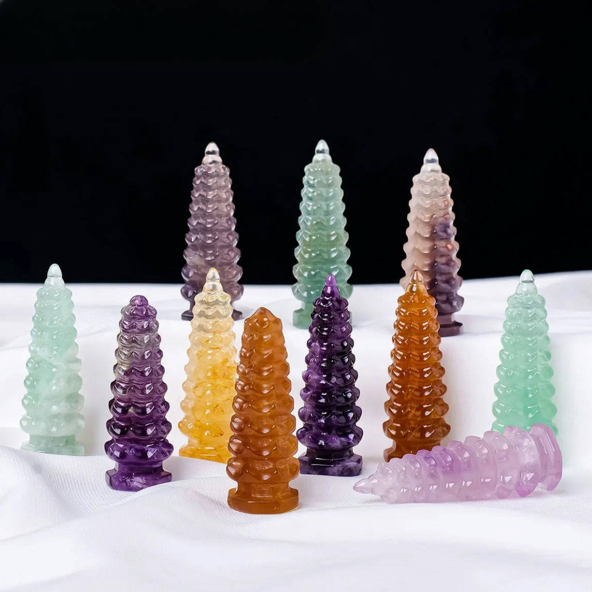 Crystal Wenchang Pagoda for study and success
