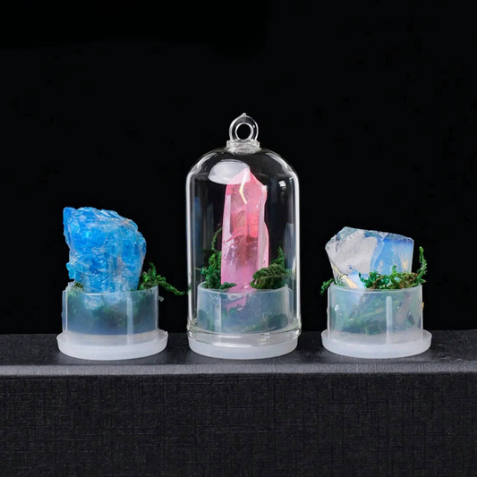 Mini natural crystal specimen box