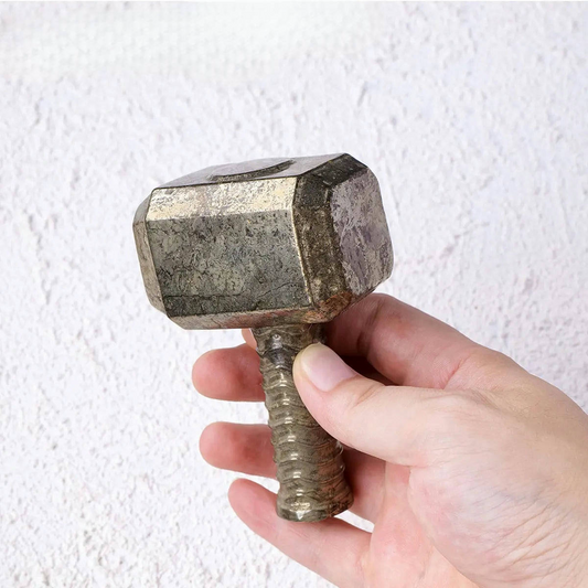 Chalcopyrite hammer carving spiritual sculpture