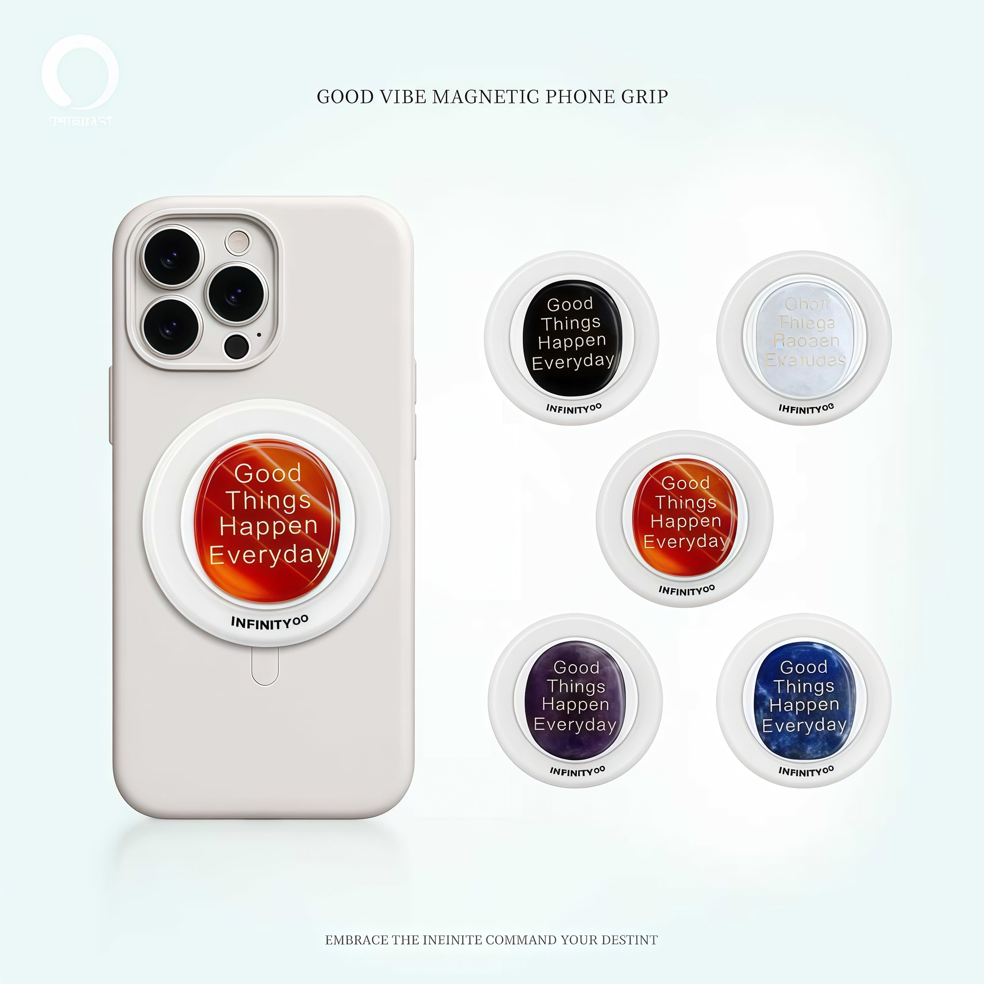 good vibe crystal phone grip