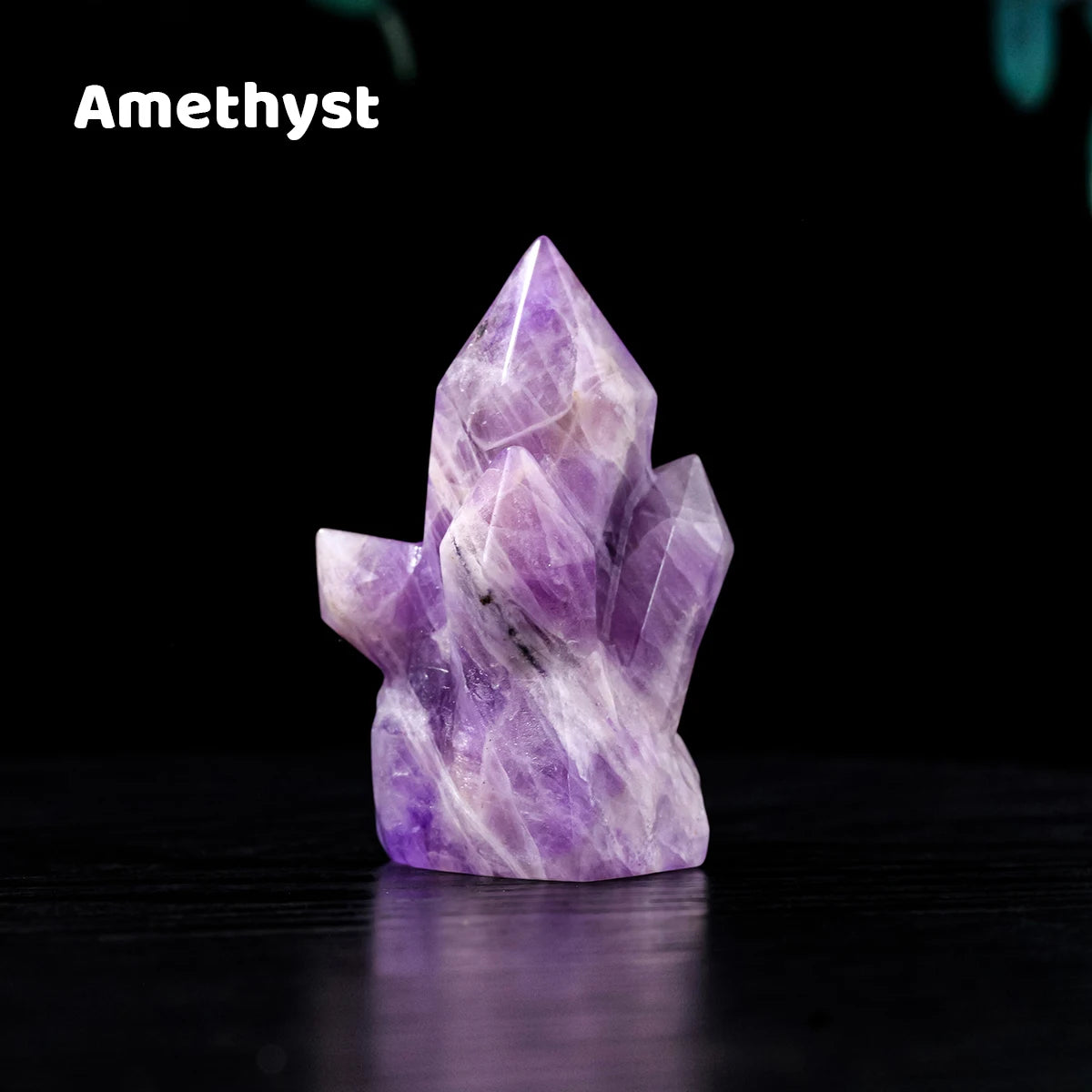 Unpolished quartz crystal cluster energy tool