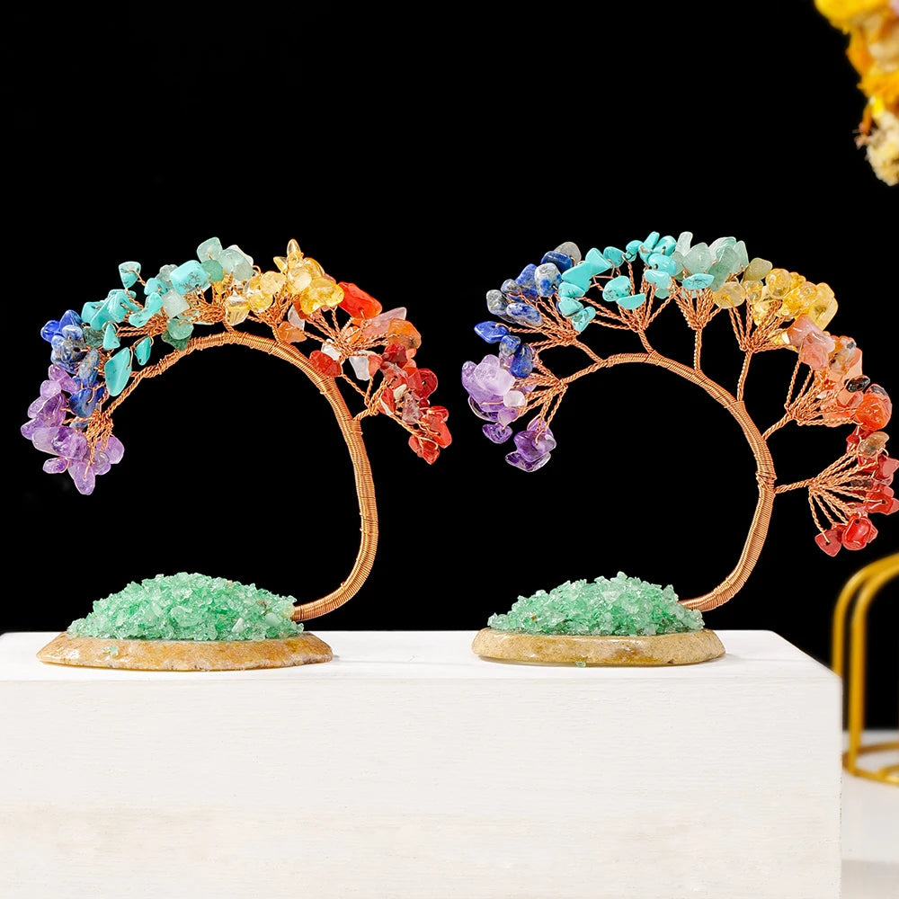 7 Chakra Crystal Tree for Meditation & Spiritual Growth