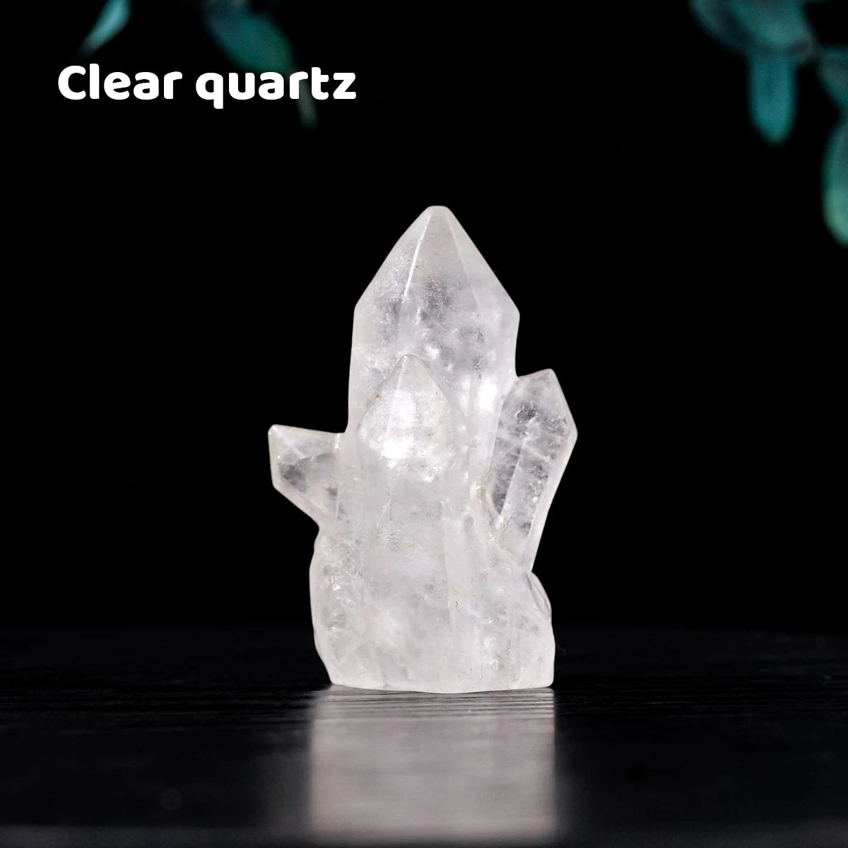 Raw gemstone cluster for altar or office