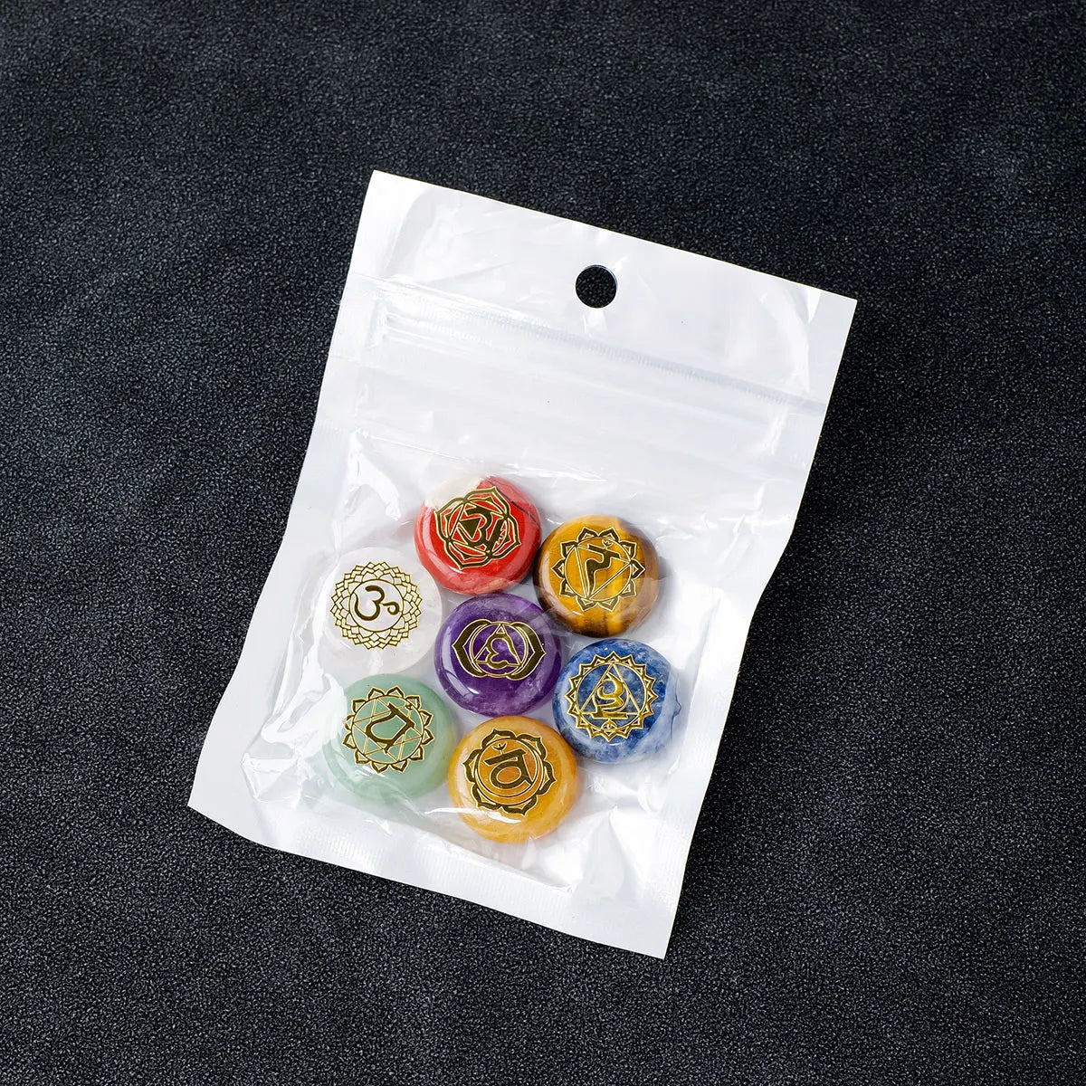 7 Chakra Crystal Set for Yoga Practice
