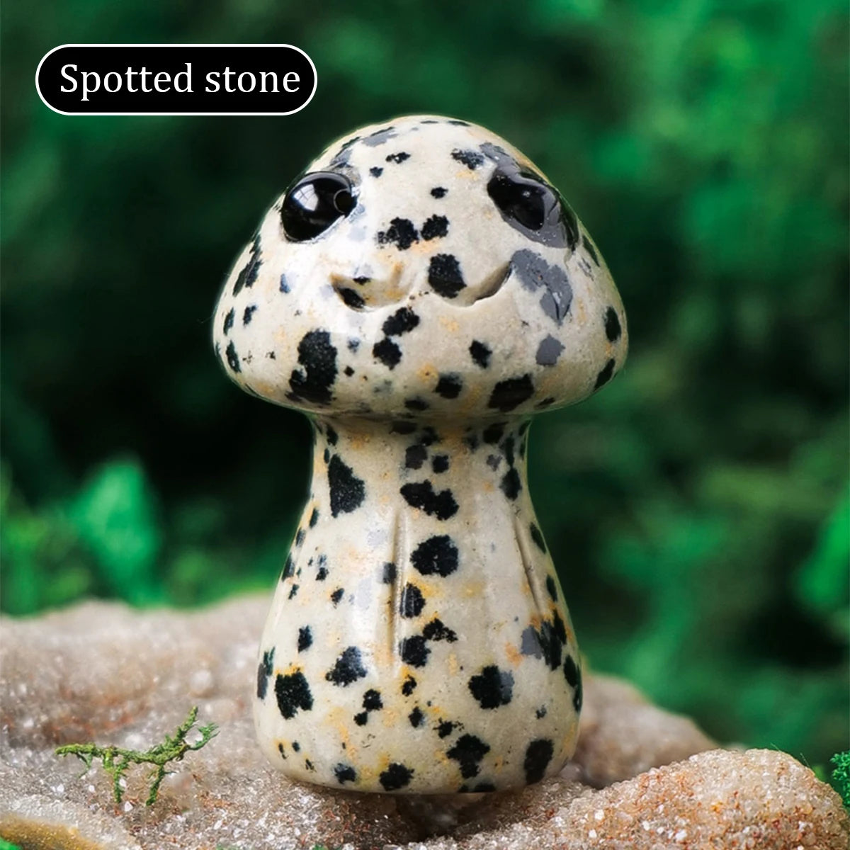 Whimsical gemstone mushroom