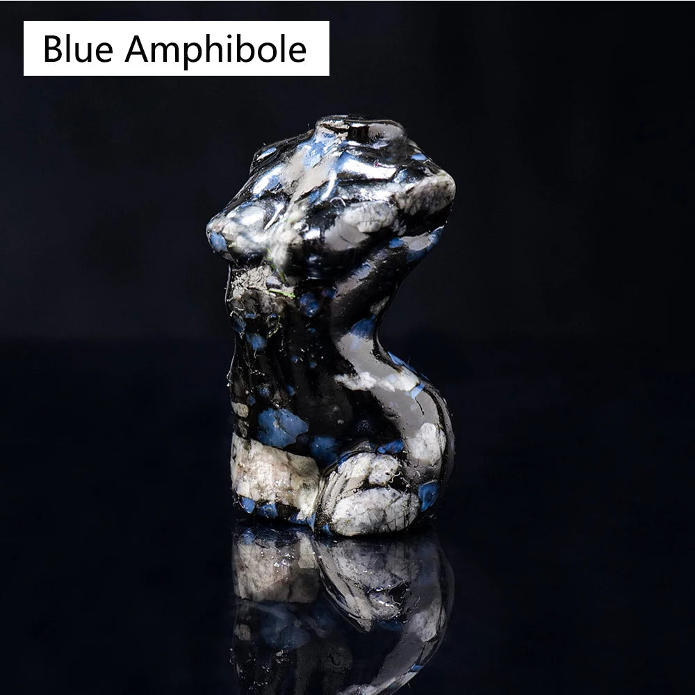 Natural Crystal Female Model Statue