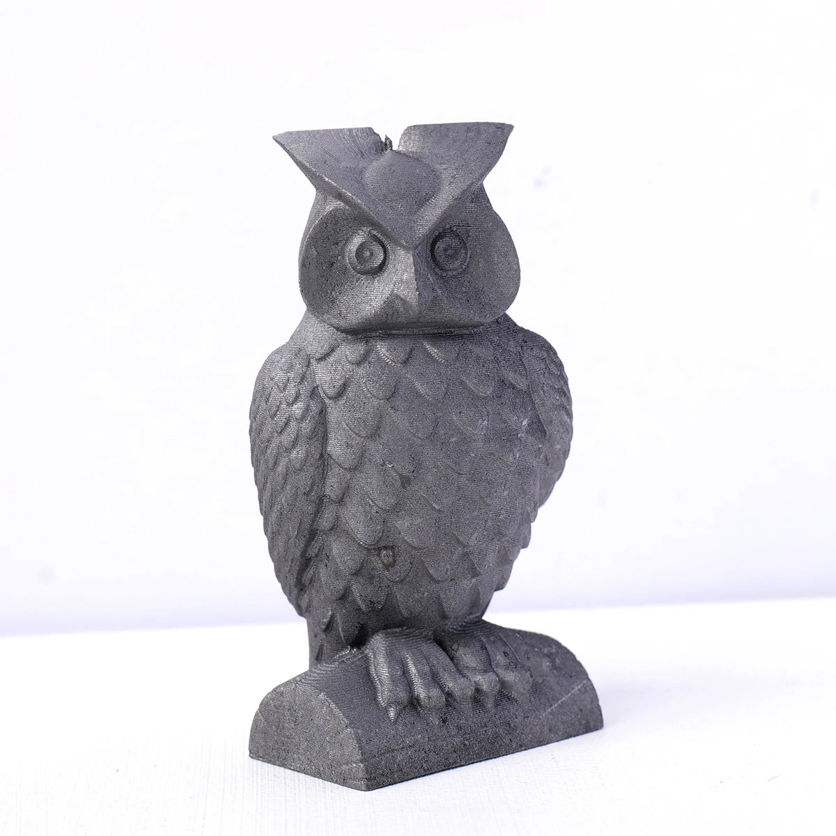 Wise owl sculpture for energy healing
