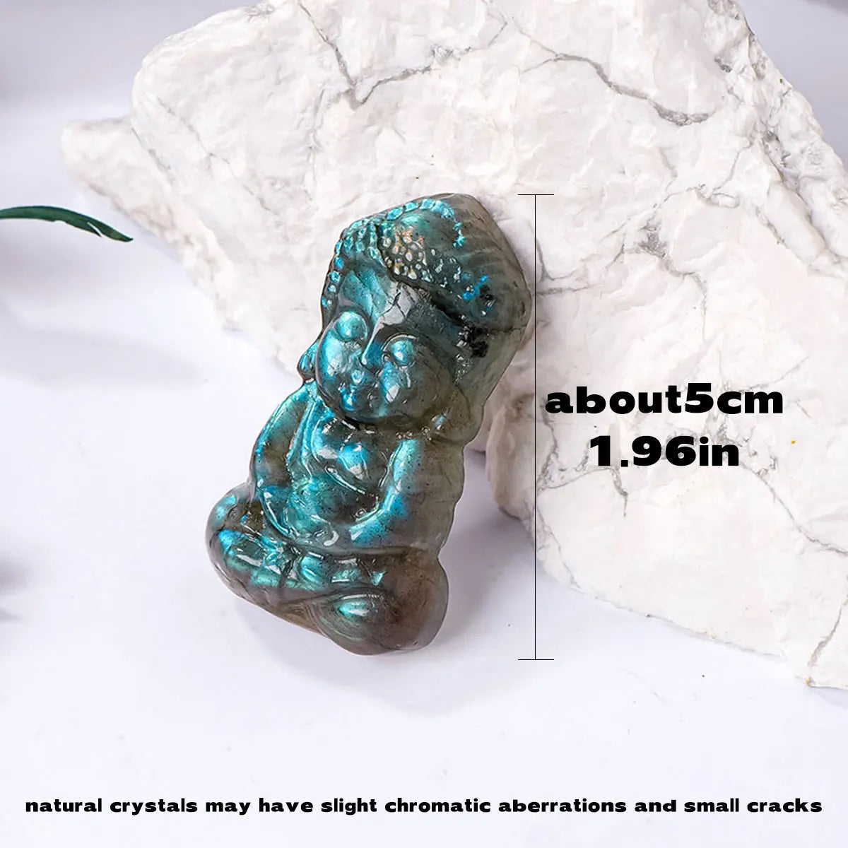 Labradorite Baby Buddha Statue