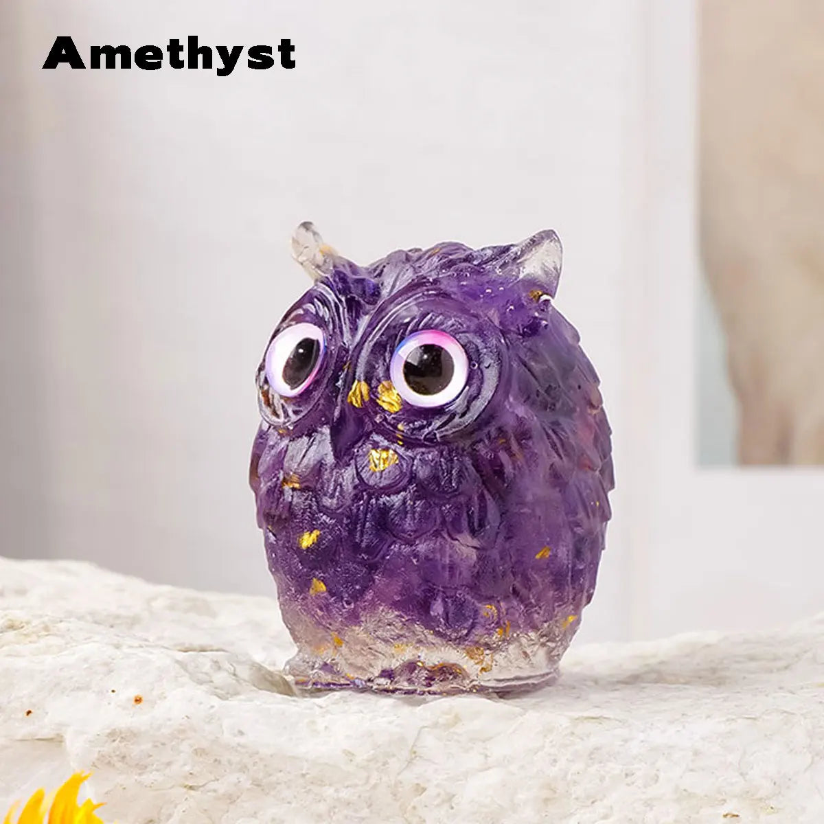 amethyst owl crystal