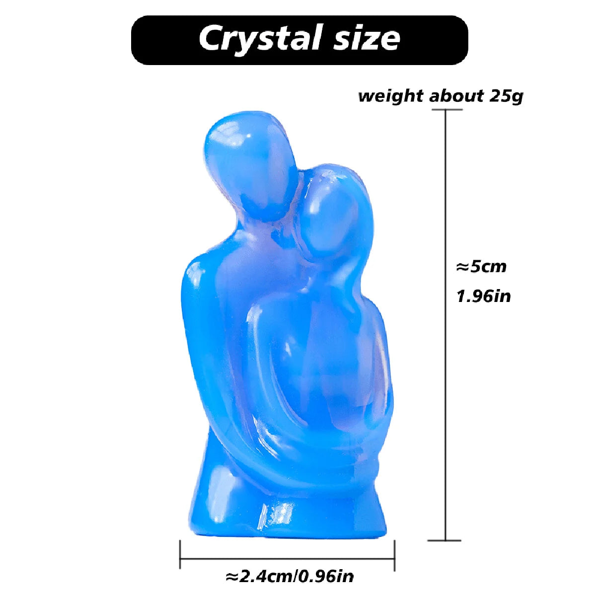 romantic crystal figurine