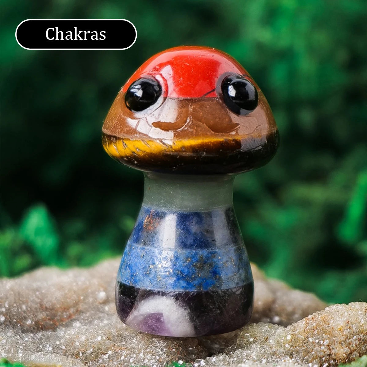 Crystal Mushroom Sculpture