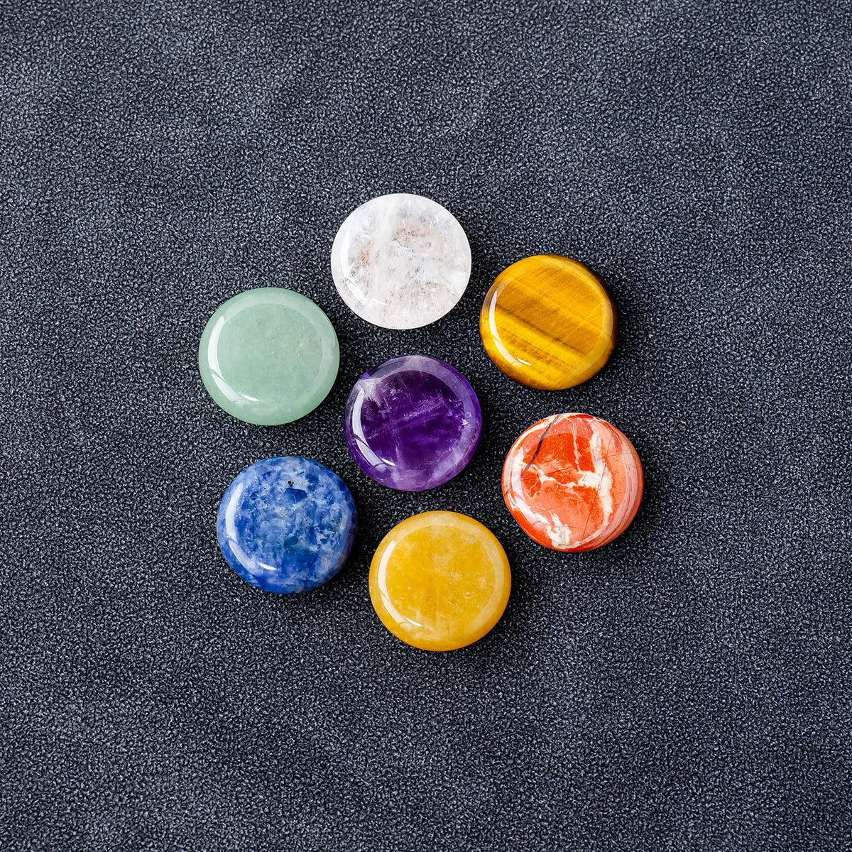 Natural Crystal Stones for Healing & Alignment back side