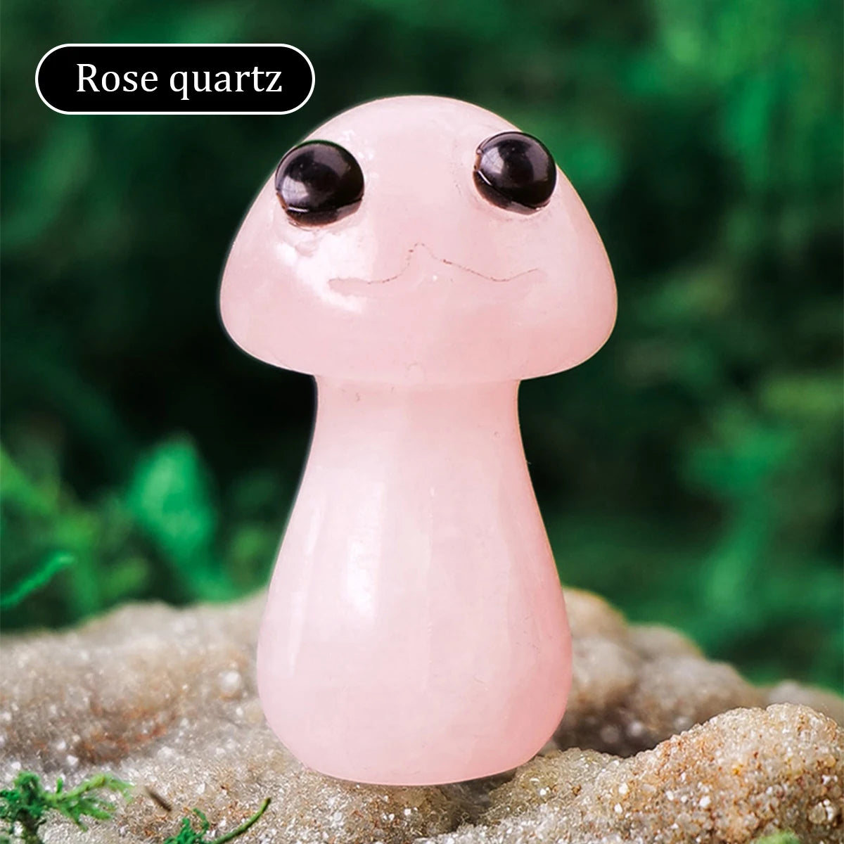 Crystal Mushroom Sculpture