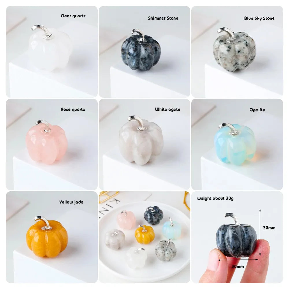 Spiritual crystal carving for autumn altar or Halloween gift