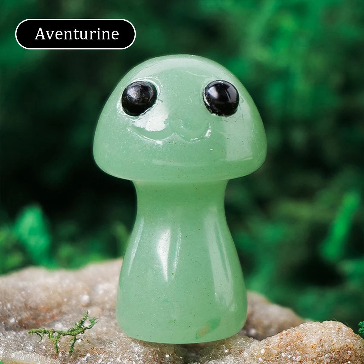 Crystal Mushroom Sculpture