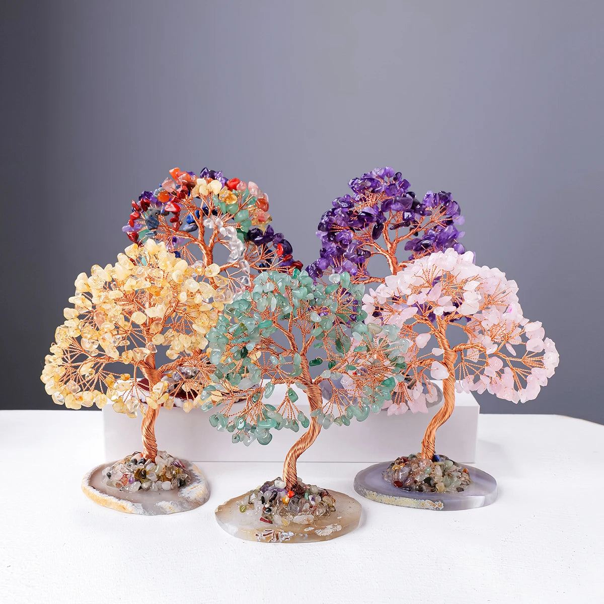 large feng shui crystal tree
