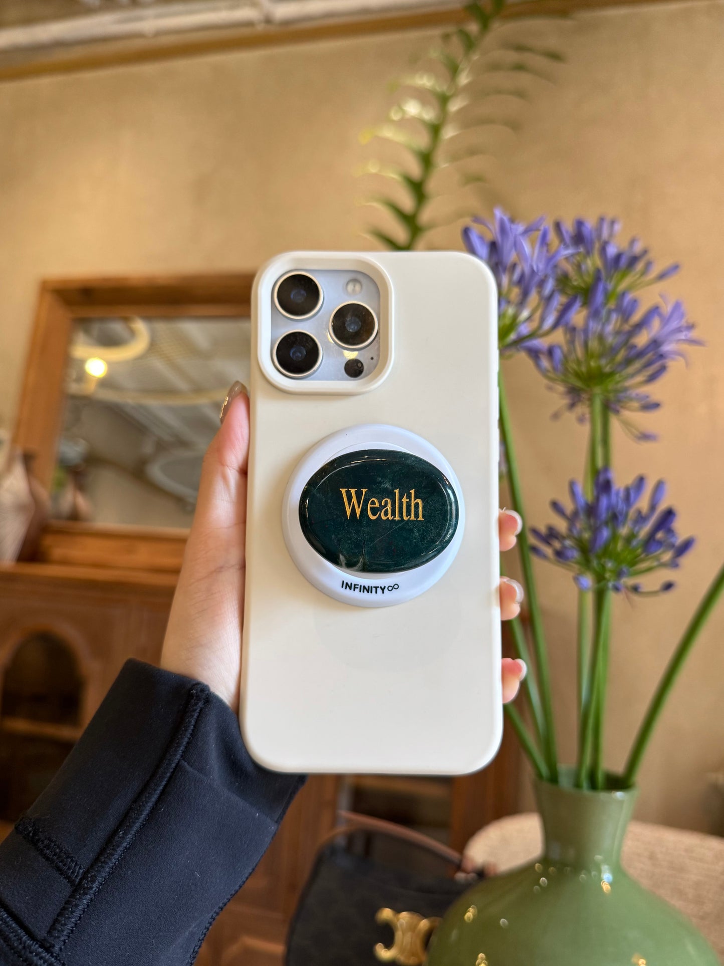 『Mindfulness』 Magnetic Phone Grip Holder with Megasafe