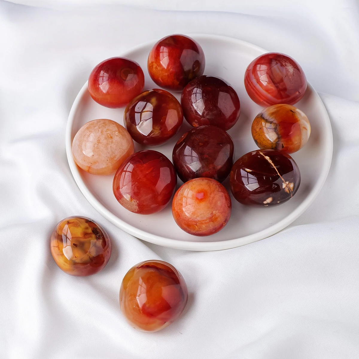 Irregular Raw-Cut Red Agate Crystal for Aries Zodiac – Natural Healing Stone with Grounding Energy